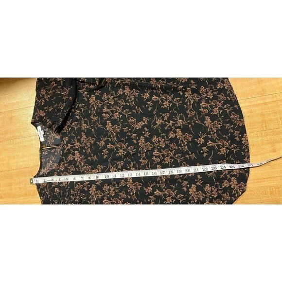 Monday Fun Women Spring Floral Feminine Chic Modern Classic Blouse Size Large - Picture 7 of 8